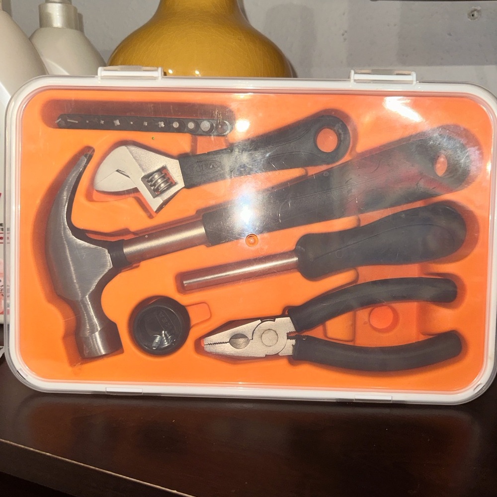 Orange and Black Tool Set